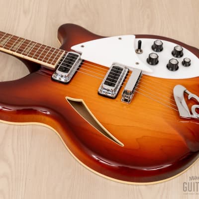 1984 Rickenbacker 360 Autumnglo Vintage Guitar Near-Mint, 100% Original w/ Case image 10
