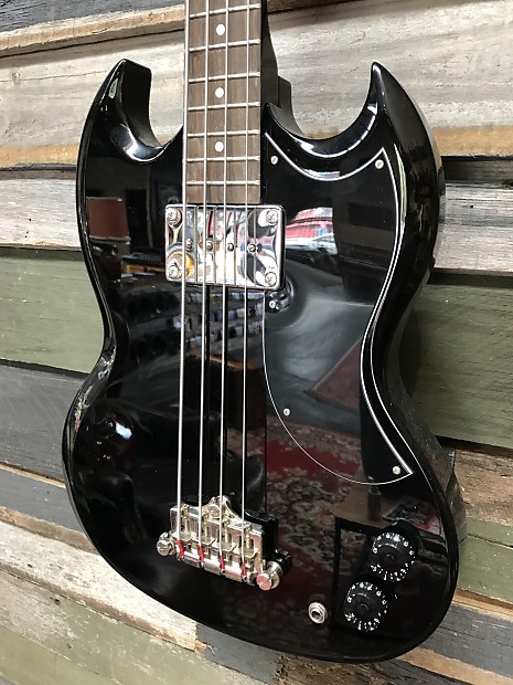 Epiphone EB-0 SGベース ブラック Used Epiphone EB-0 Bass Guitar Black 4-String