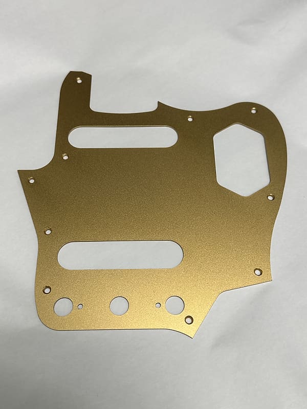 Jaguar Pickguard Gold Anodized Reverb