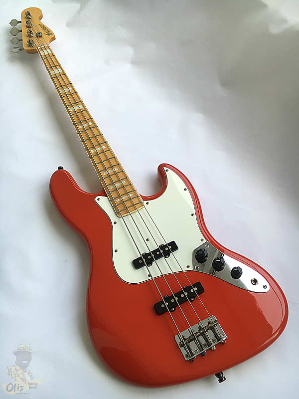1993 ESP Edwards Jazz Bass E-JB-90 Fiesta Red