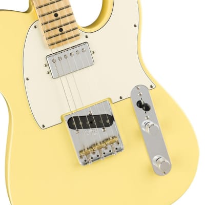 Fender American Performer Telecaster Hum Electric Guitar (Vintage White, Maple Fingerboard) image 5