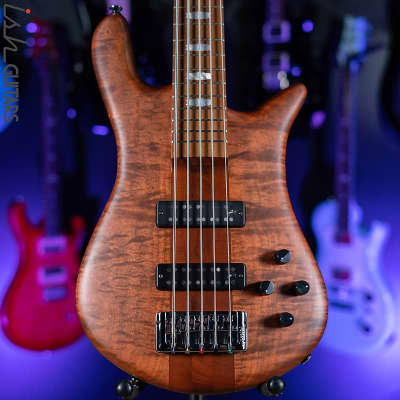 Spector Euro 5 RST Bass Guitar Sienna Stain Matte Demo for sale