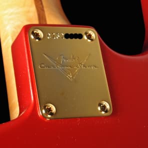 2013 Fender Stratocaster HSS Custom Shop Custom Classic Strat Firemist Red image 9