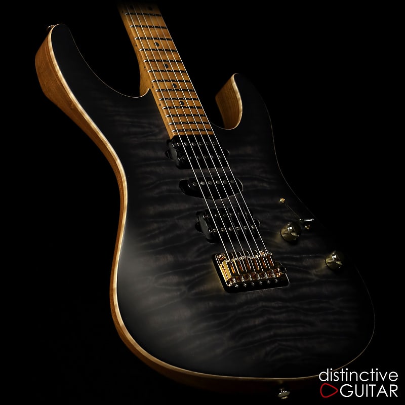 Suhr Modern Custom - Trans Black Burst | Reverb
