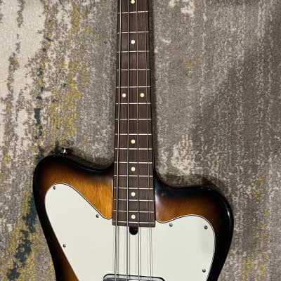 Mike Lull NRT4 Non-Reverse Thunderbird shape bass 2012 - Vintage Sunburst 4 string image 6
