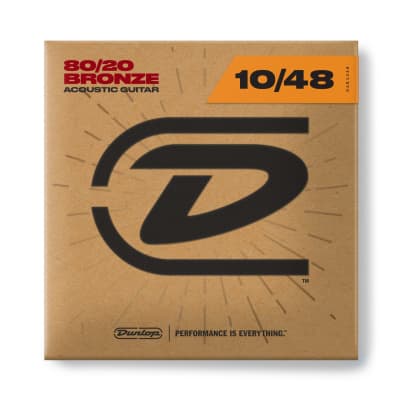Dunlop DAB1048 - 80/20 Bronze Extra Light Acoustic Strings image 1