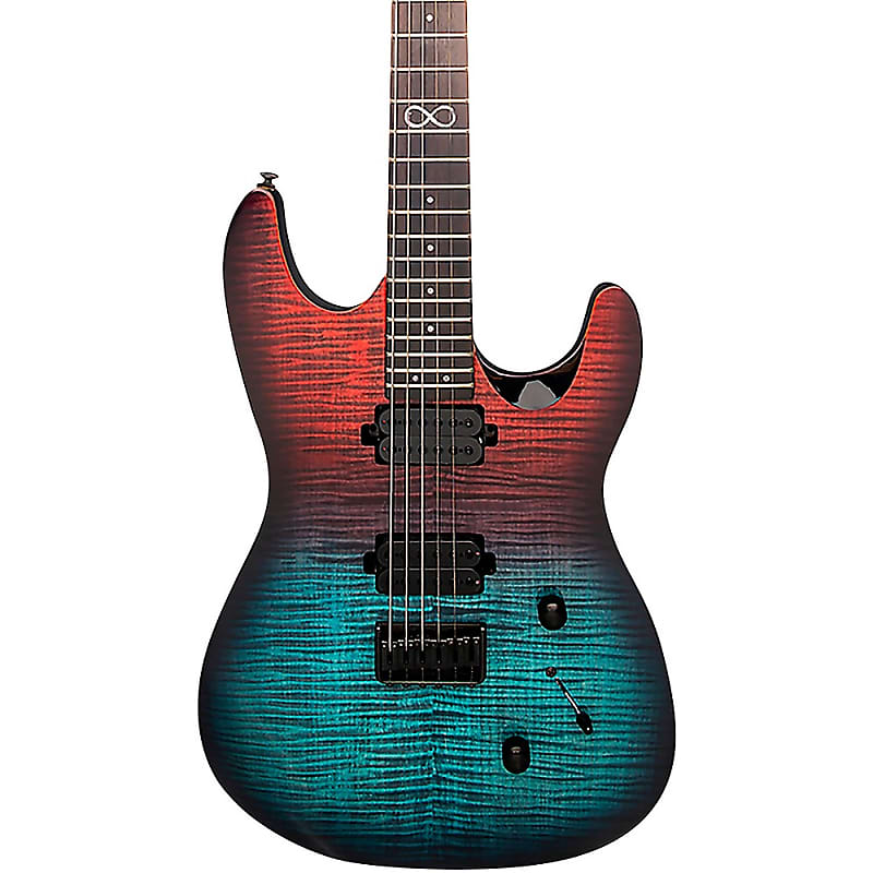 Chapman ML1 Modern Electric Guitar Red Sea Fade Gloss image 1