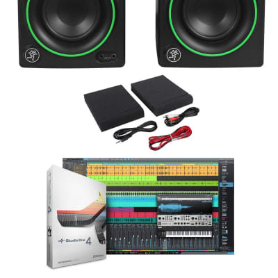 Presonus Studio One 4 Professional MIDI Recording DAW Full Software+(2) Monitors image 1