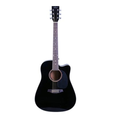 Artist LSPCBK Beginner Acoustic Guitar Pack With Cutaway - Black image 2