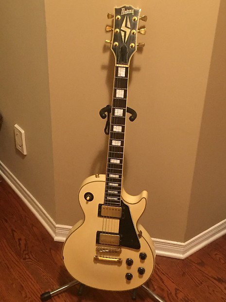 Burny Les Paul Custom Late '80s/'90s Vintage Cream | Reverb