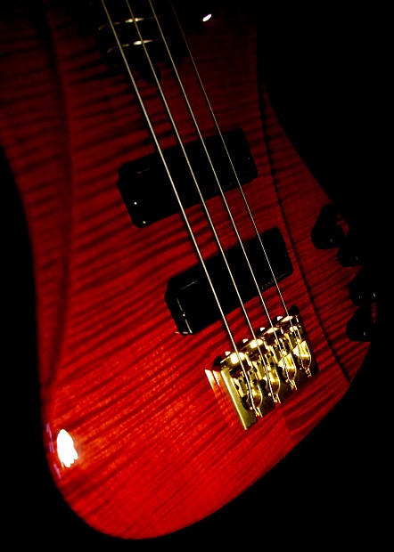Brubaker LexA 4 Professional Bass 1999 Red Flamed | Reverb
