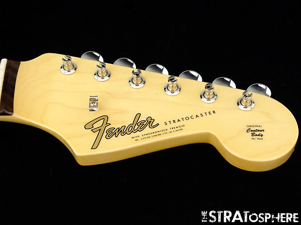 Fender American Original 60s Strat NECK TUNERS Stratocaster USA Rosewood Thick C