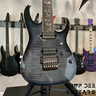 Ibanez J Custom RG8527 7-String Electric Guitar w/ Case-Black Rutile image 3