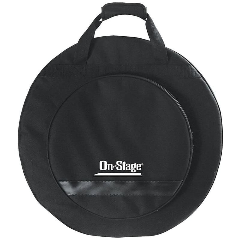 On Stage CB4000 Deluxe Backpack Cymbal Bag in Black image 1