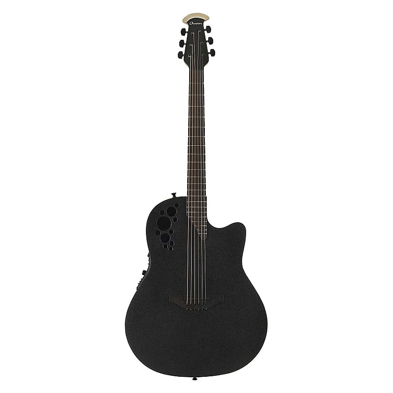 Ovation 2078TX-5 Elite Acoustic-Electric Guitar - Textured Black image 1