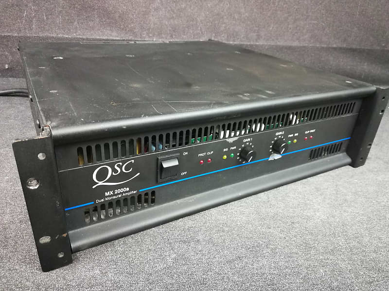 QSC MX 2000a Power Amp 650 Watts per side @ 4 ohms | Reverb