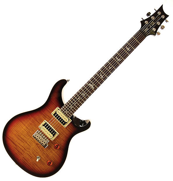 再入荷のおすすめ最新情報 PRS SE Custom 24 Flat Top Electric Guitar in Tri Burst | Reverb ギター