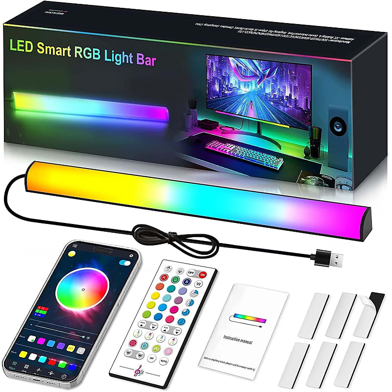 Under Monitor Light Bar, Rgb Screen Light Bar Desk Light Pc, | Reverb