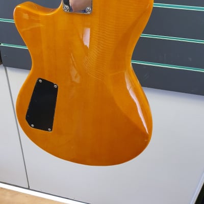 Shine SI-802 Translucent Amber With Tremolo HSS Electric Guitar image 10