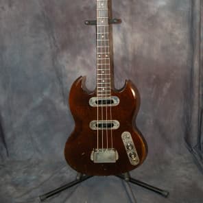 Video Demo Gibson SB300 Bass Guitar Hardshell Case 1971 Walnut image 1
