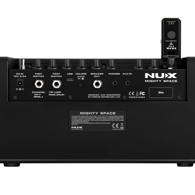 NuX Mighty Space 30W 2x2" Wireless Portable Stereo Guitar Combo Amp image 2