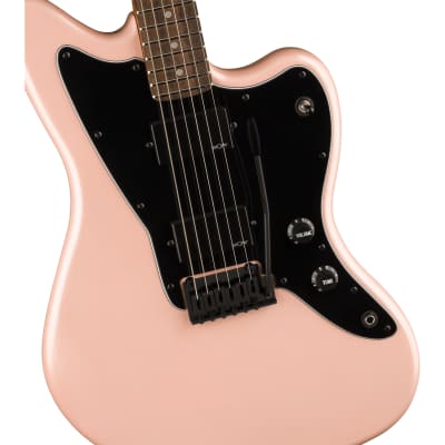Squier (Fender) Contemporary Active Jazzmaster HH Guitar, Shell Pink Pearl image 3