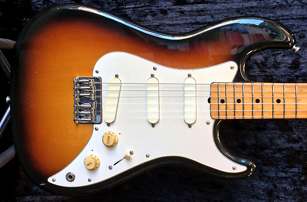 1984 Fender Squier SQ Bullet S-3 MIJ Made In Japan 3-Color