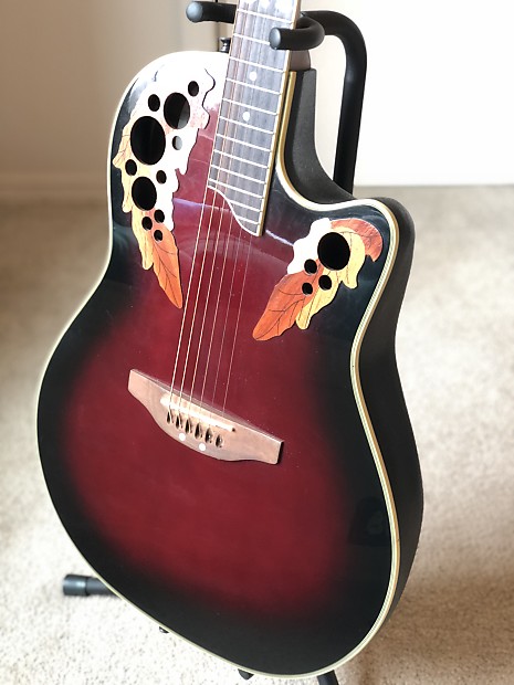 Ovation Celebrity GC157 CC157 Maroon Burst Reverb