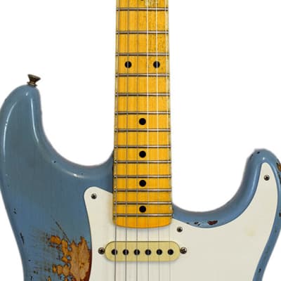 Fender Stratocaster 59 Hv Relic Blue MB-PW image 7