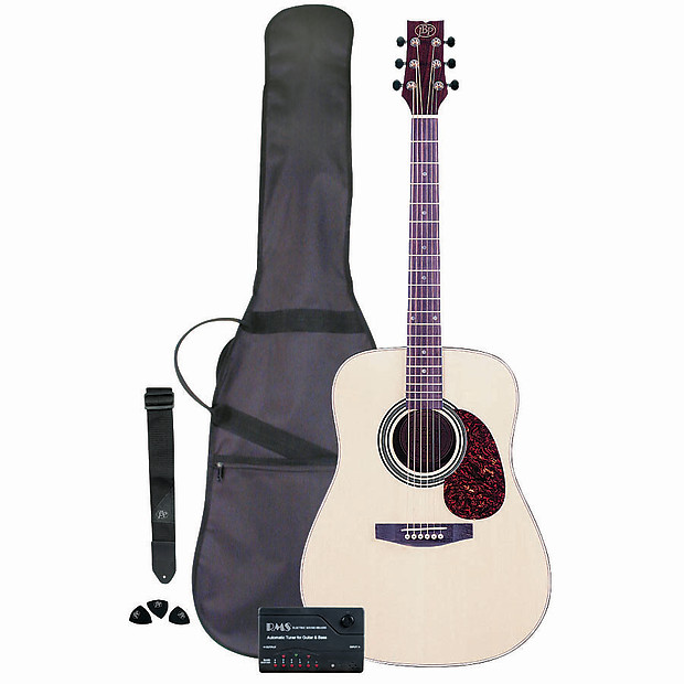 JB Player Acoustic Guitar Full Package with many extras Reverb
