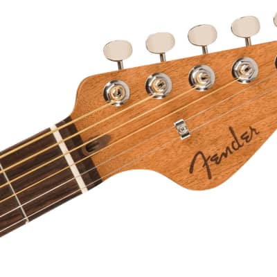 Fender Highway Series Parlor 6-String Acoustic Guitar with Rosewood Fingerboard (Right-Handed, All-Mahogany) image 5