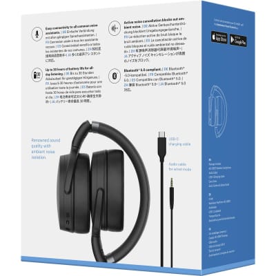 Sennheiser HD 450BT Noise Canceling Wireless Closed Back Around