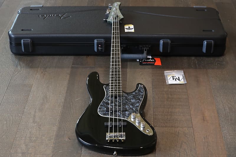 1999 Modulus VJ4 Electric 4-String Bass Guitar Black + Case (6824) image 1