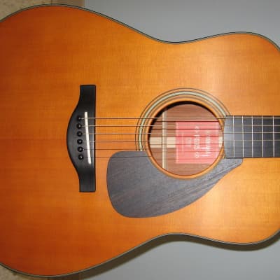 Yamaha FGX5 Red Label Acoustic Electric Dreadnought Natural w/HS Case image 1