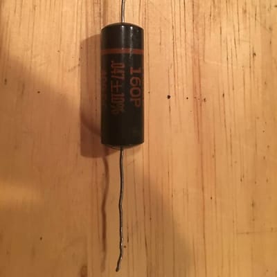 Vintage Sprague Black Beauty .1 uf 600v 10% Mylar Guitar Vintage Sprague Black Beauty .1 uf 600v 10% Mylar Guitar