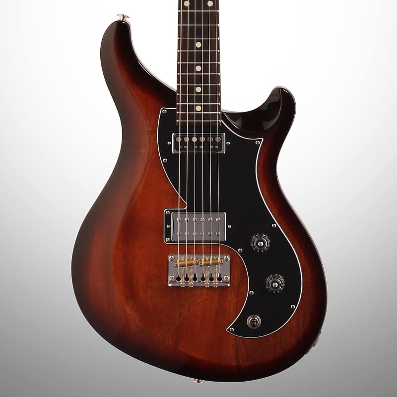 PRS Paul Reed Smith S2 Vela Electric Guitar, Dot Inlays (with Gig Bag), Tobacco Sunburst image 1