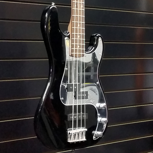Squier Standard P-Bass Special Edition Black Mirror | Reverb