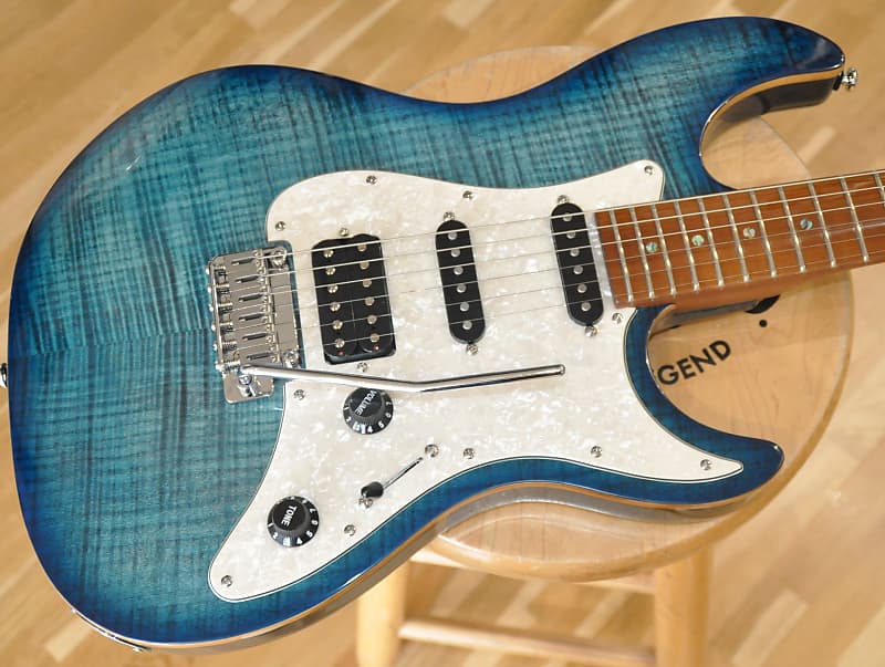 Sire LARRY CARLTON S7 FM TBL Transparent Blue / Stratocaster® Type / S7FM /  2N21720863