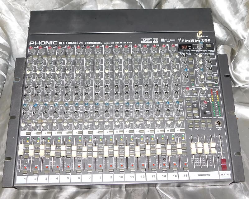 Phonic Helix Board 24 Universal 16-Input Mixer with USB 2.0 & FireWire