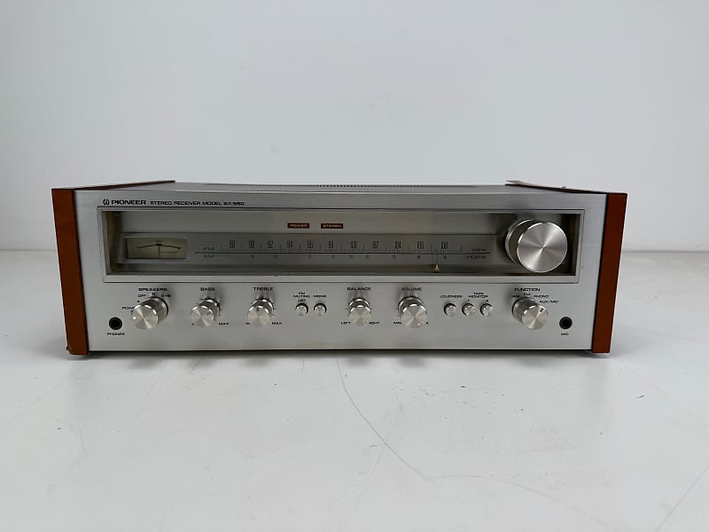 Pioneer Model SX - 550 Stereo Receiver - Serviced/Recapped  			