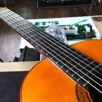 Belle guitare du luthier Ricardo Sanchis Carpio La Mancha "Serenata" fabriquée en Espagne dans les années 80 image 18