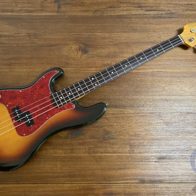 Fender Precision Bass, ‘62, LEFT HAND, 3 Tone Sunburst, 1991 image 3