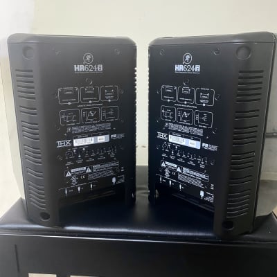 Mackie HR624 mkII Pair (2x) Active Studio Monitor HR-624 MK2 Speakers in Black image 4