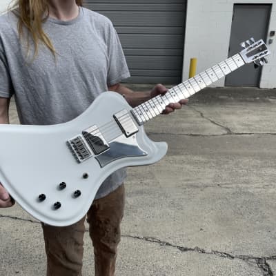 Electrical Guitar Company Series 6 2013 - White powder coat polished aluminum for sale