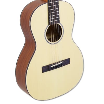 Aria 131 MTN Matte Natural Parlor Acoustic Guitar image 3