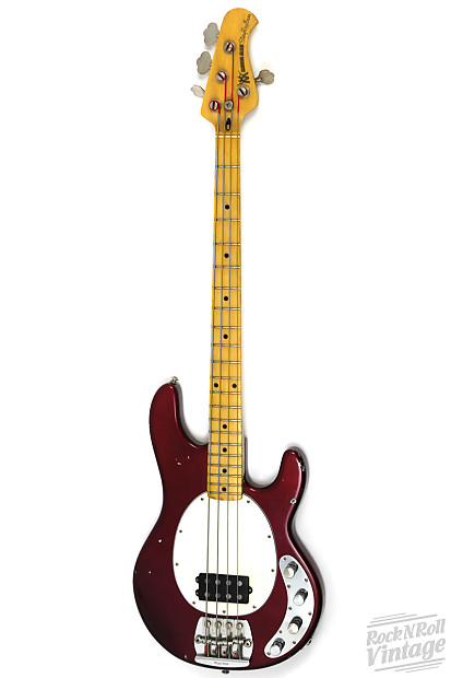 ベース MUSICMAN StingRay 4 Rolls Burgundy MH Music Man Stingray 4 R Rolls Burgundy MH - Free Shipping