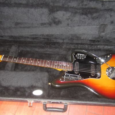 ~1994 Fender Jaguar Sunburst Made in Japan with Nice Fender Hardshell Case image 9