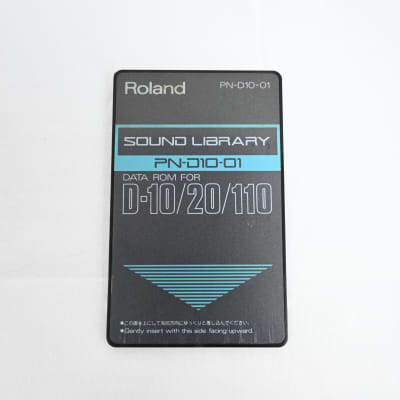Roland PN-D10-01 Sound Library Card For D10/D20 & D110