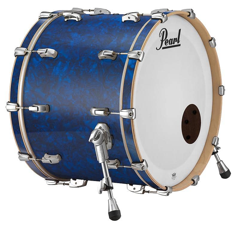 Pearl Music City Custom 22"x20" Reference Series Bass Drum w/o BB3 Mount BLUE ABALONE RF2220BX/C418 image 1