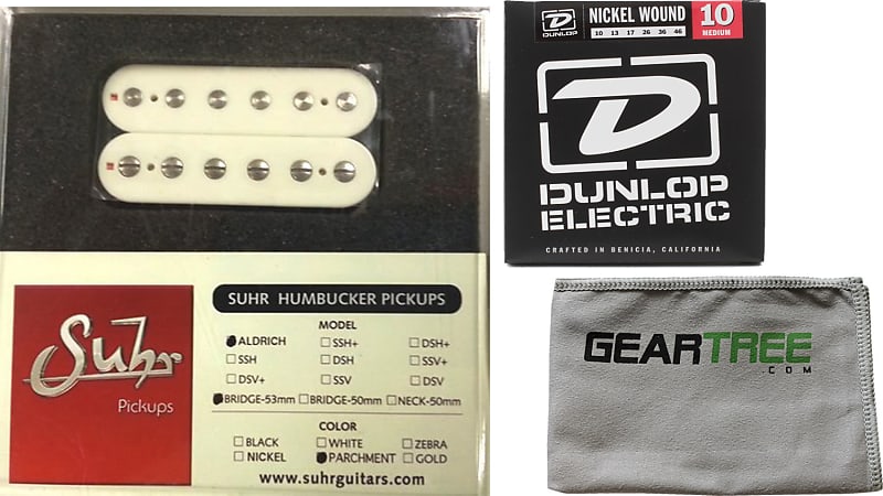 Suhr Aldrich Bridge Humbucker Pickup 53mm Parchment 04-ALD
